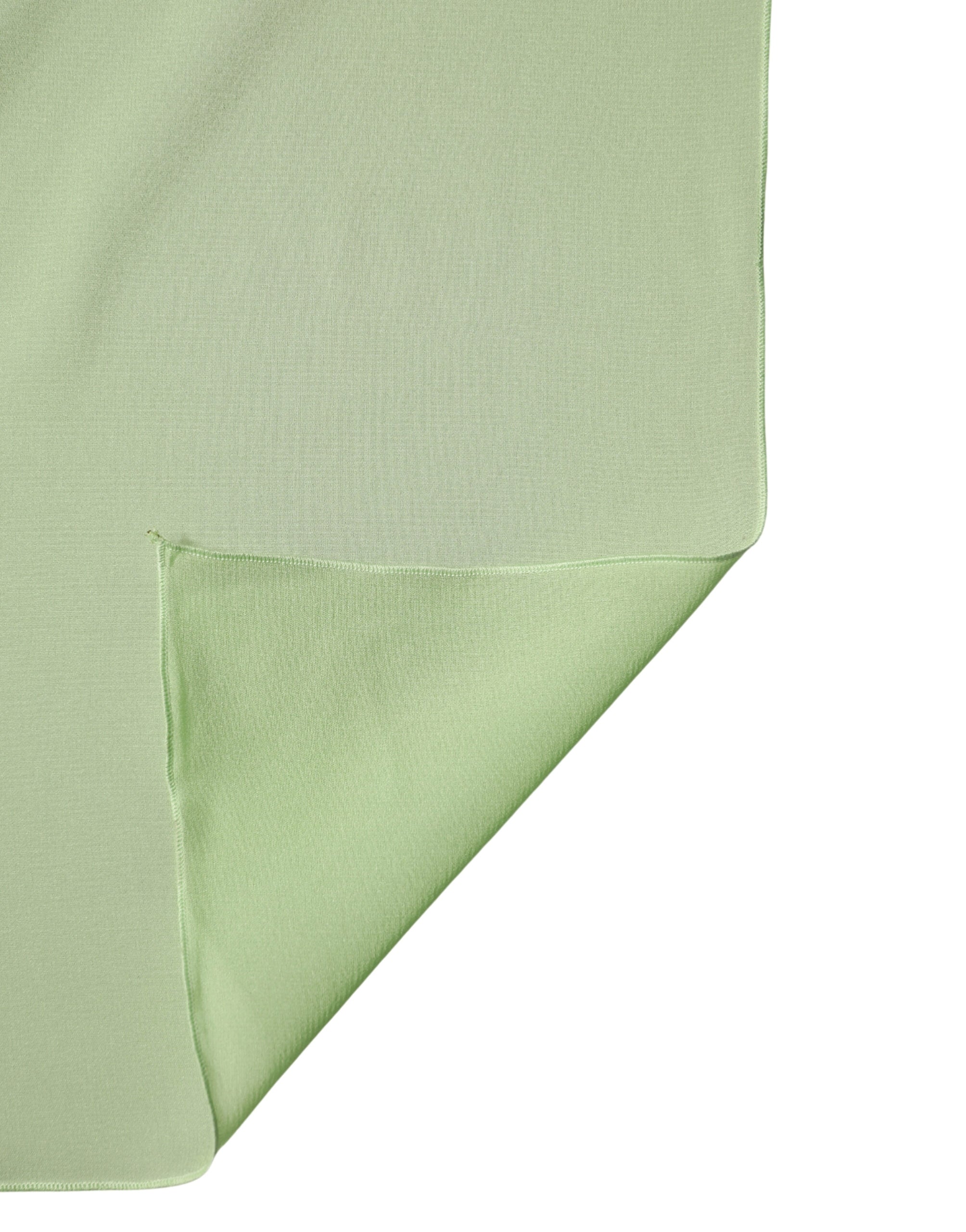 Sciarpa Dolce & Gabbana in Seta Verde Chiaro, Foulard, Sciarpa 200cm x 64cm