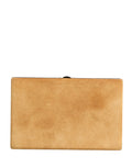 Borsa Clutch da Sera da Donna in Pelle di Vitello Vellutata Beige Dolce & Gabbana