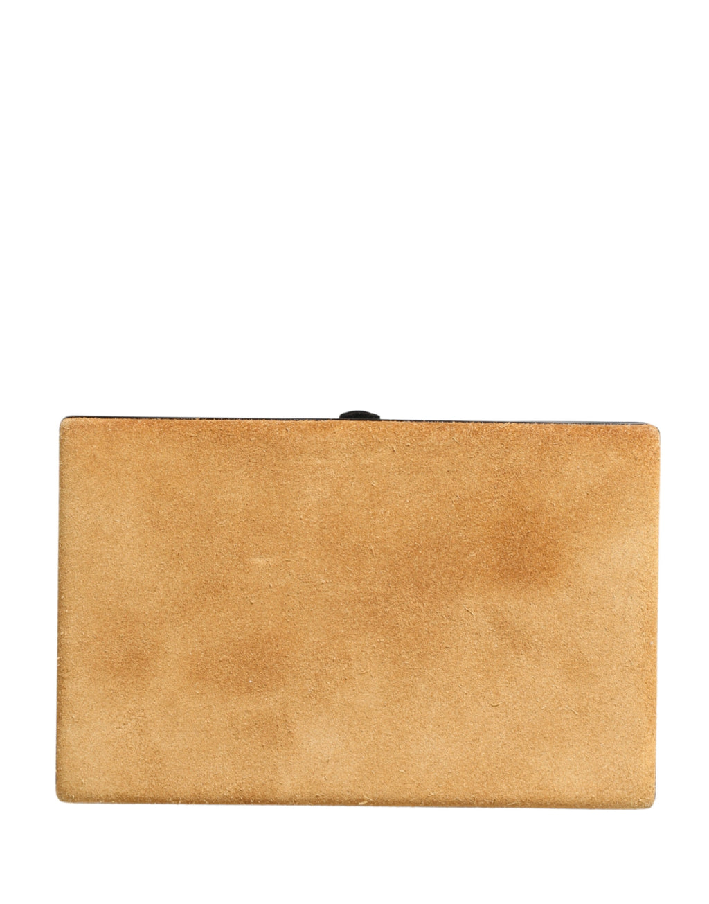 Borsa Clutch da Sera da Donna in Pelle di Vitello Vellutata Beige Dolce & Gabbana