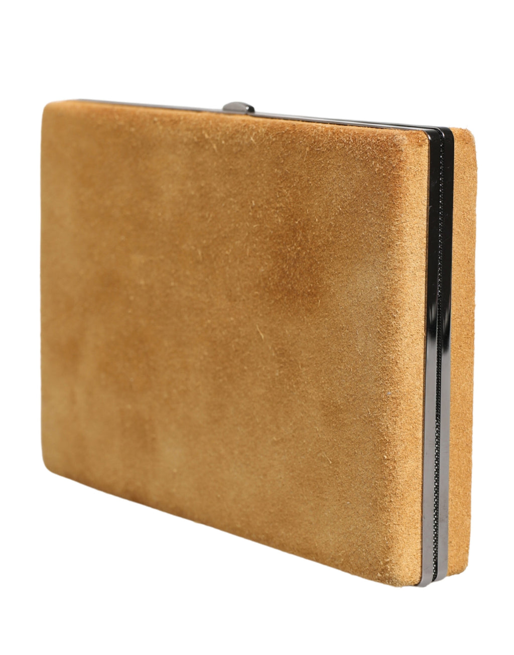 Borsa Clutch da Sera da Donna in Pelle di Vitello Vellutata Beige Dolce & Gabbana