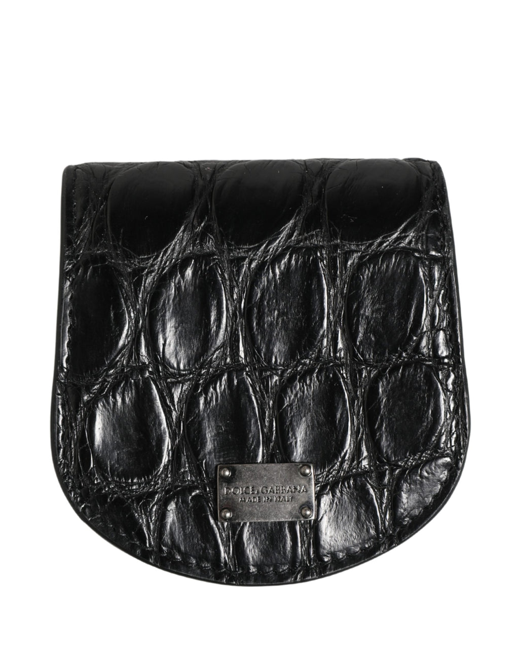 Portacondom Dolce & Gabbana in Pelle Esotica Nera a Borsellino