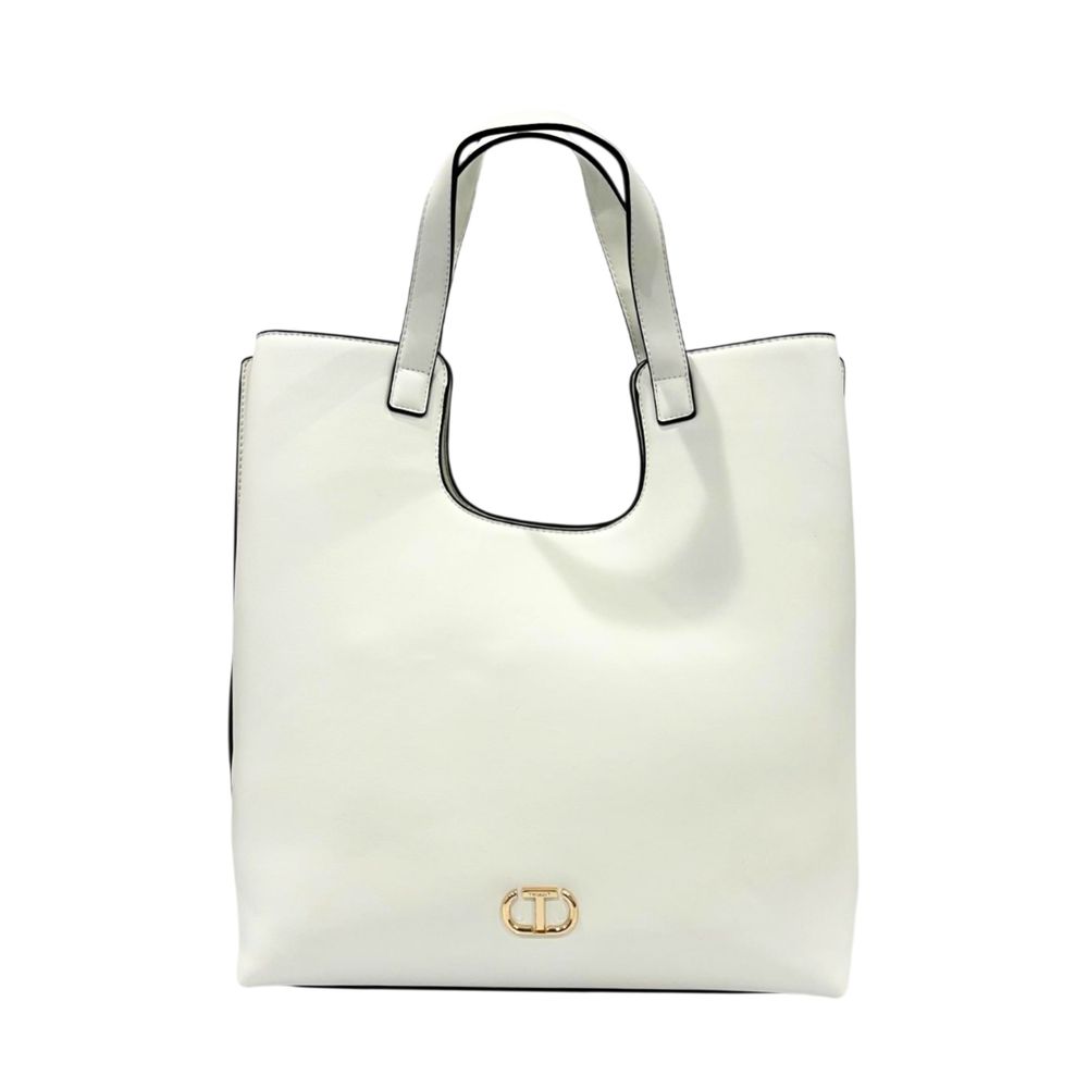 Twinset Borsa Bianca Donna in PU