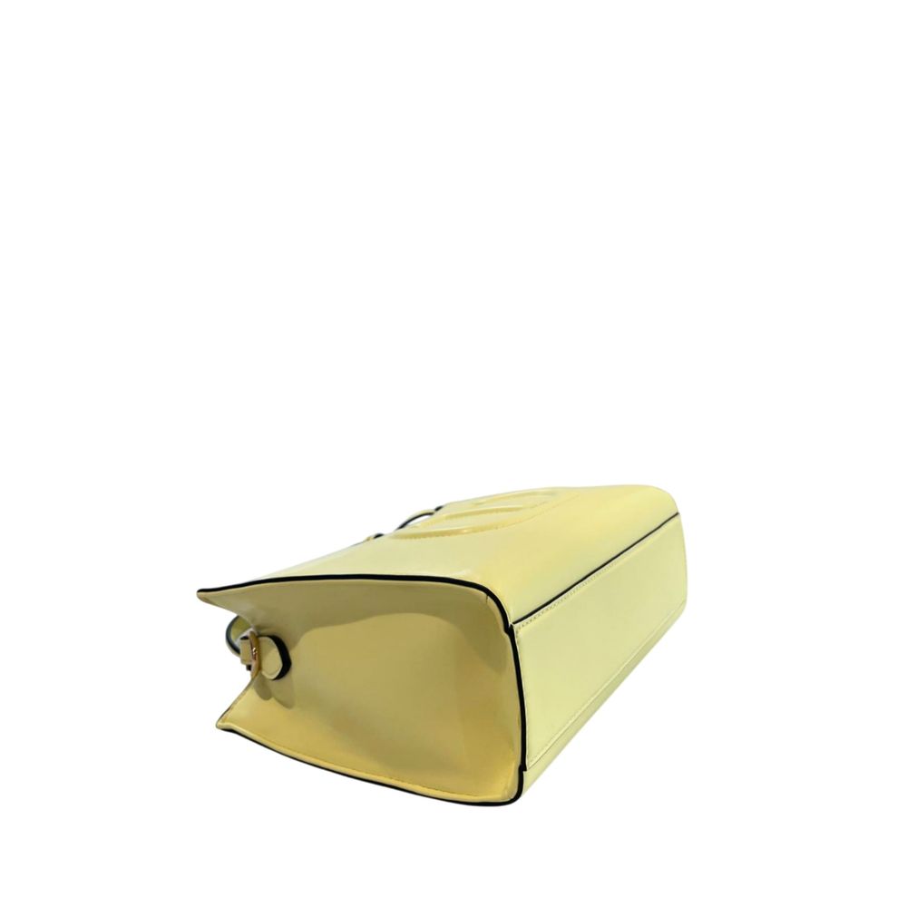 Borsa a mano Twinset da donna in PU gialla
