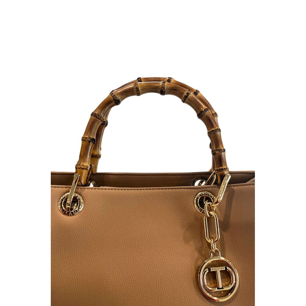 Borsa Donna Twinset Marrone in PU