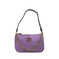 Borsa a spalla Twinset in PU viola da donna