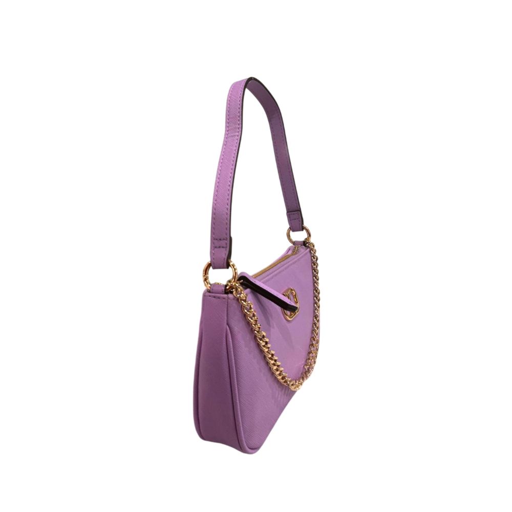 Borsa a spalla Twinset in PU viola da donna