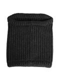 Dolce & Gabbana Scaldacollo In Maglia Di Cashmere Nero Da Uomo
