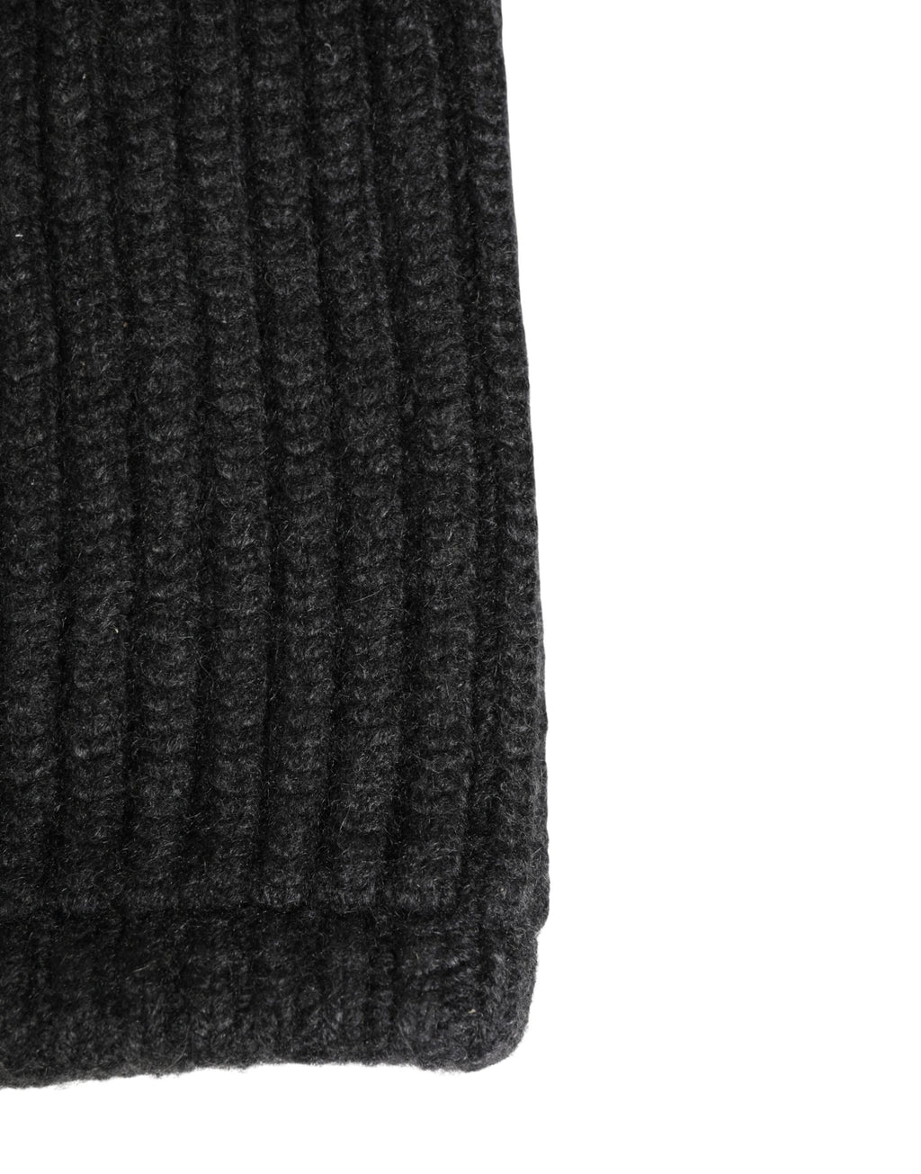 Dolce & Gabbana Scaldacollo In Maglia Di Cashmere Nero Da Uomo
