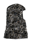 Dolce & Gabbana Black Wool Crystal Embellished Balaclava Hat