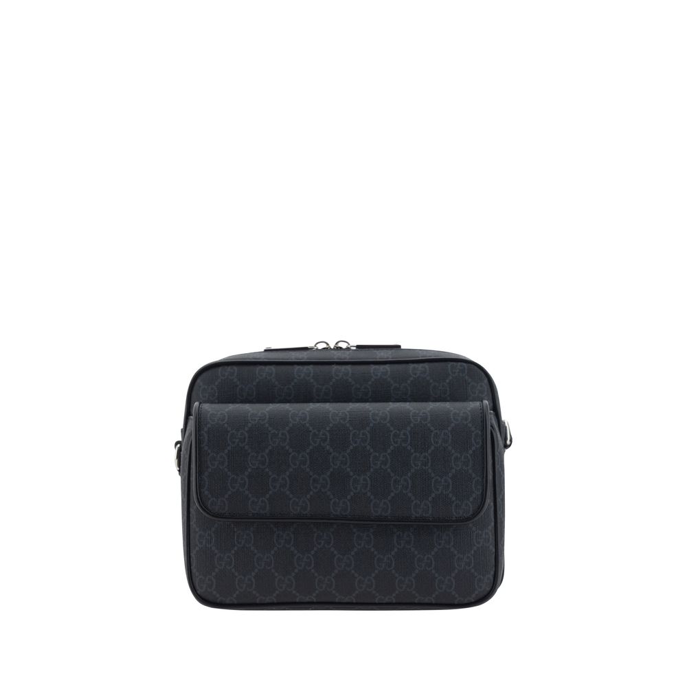 Gucci Gray Polyester Shoulder Bag