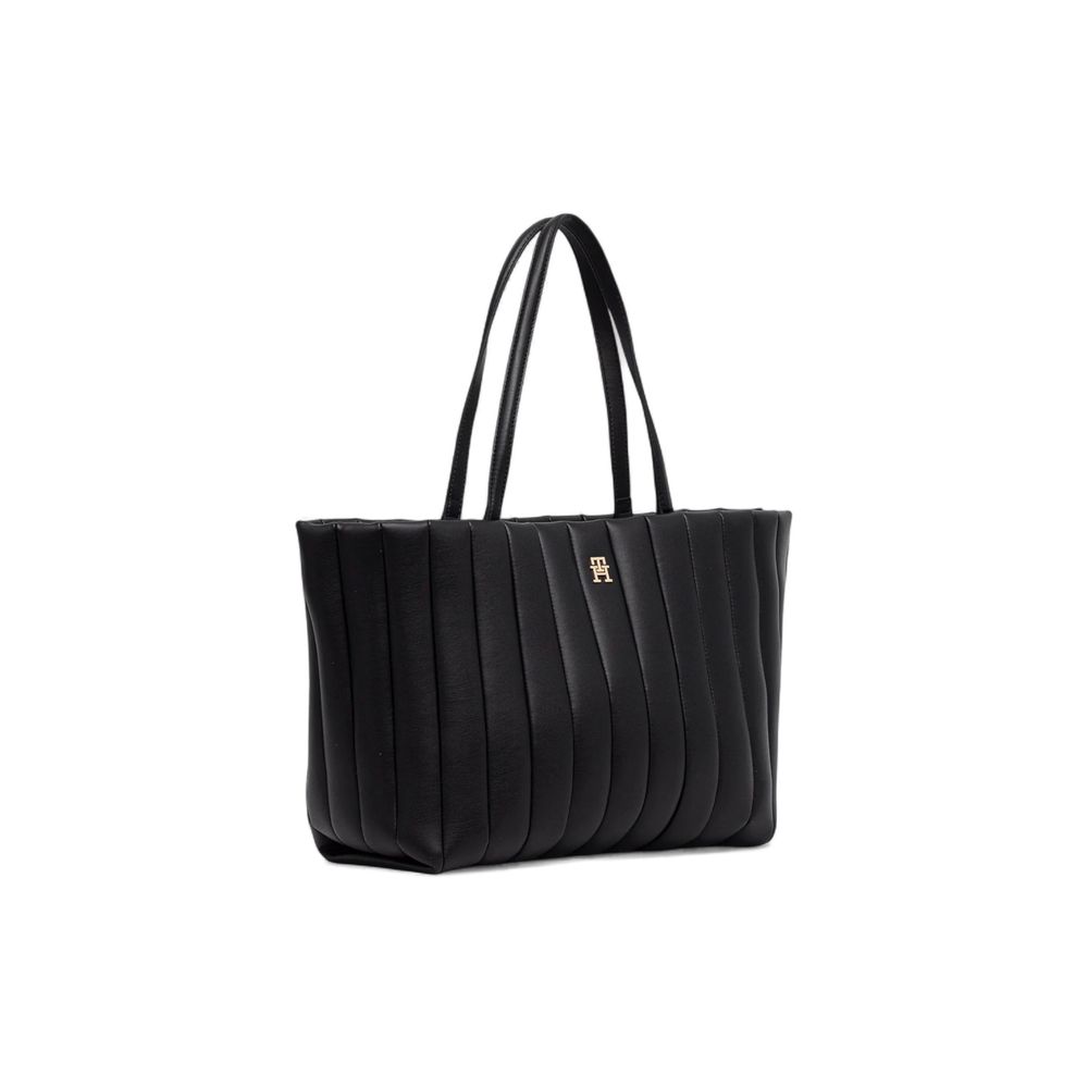 Borsa Tommy Hilfiger in polietilene nera