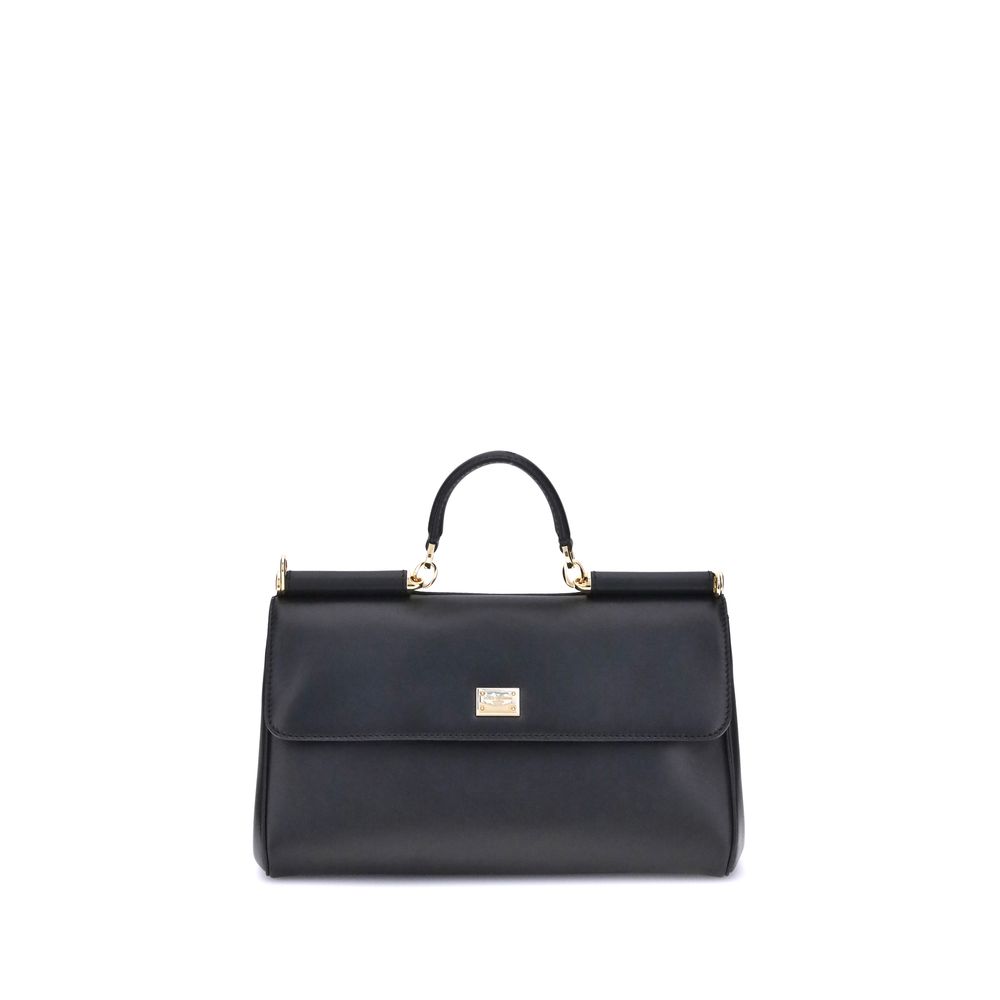 Borsa Dolce & Gabbana in pelle di vitello nera Bos Taurus