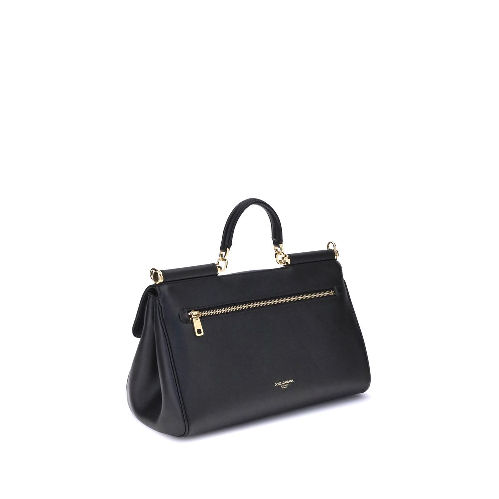 Borsa Dolce & Gabbana in pelle di vitello nera Bos Taurus