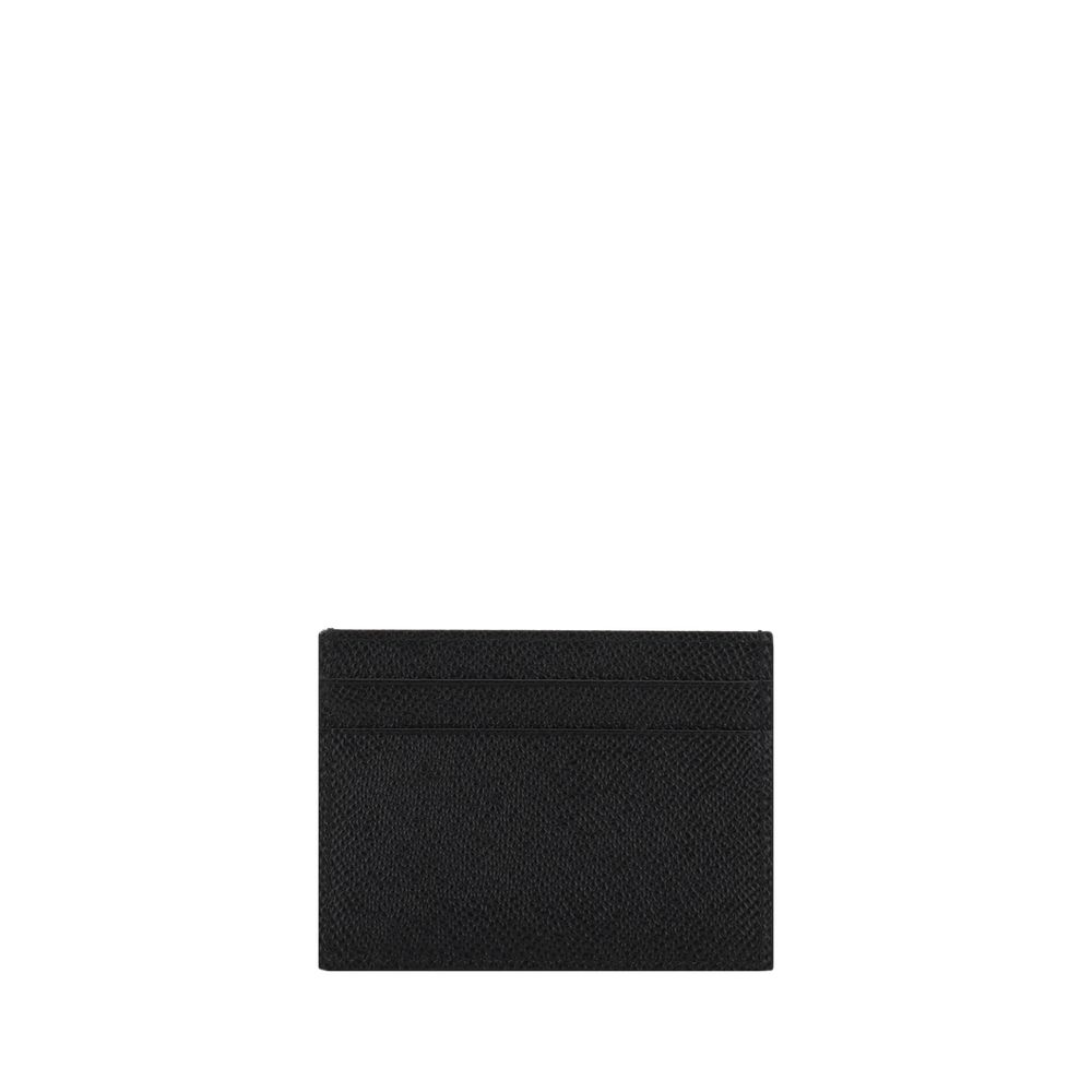 Portafoglio Dolce & Gabbana in pelle di vitello nera