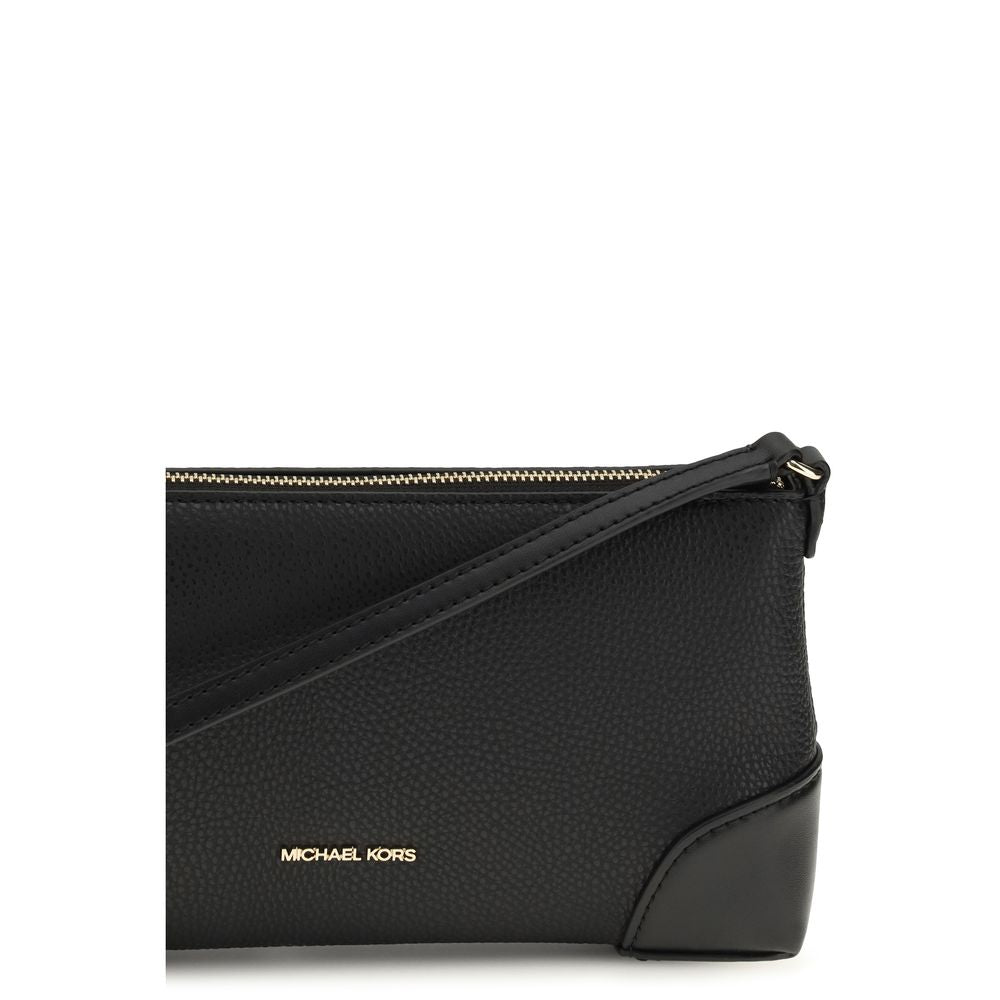 Portafoglio Michael Kors in pelle di vitello nera Bos Taurus
