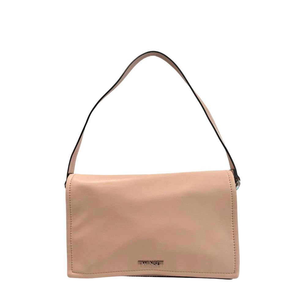 Twinset Borsa a Spalla Donna in Poliuretano Rosa
