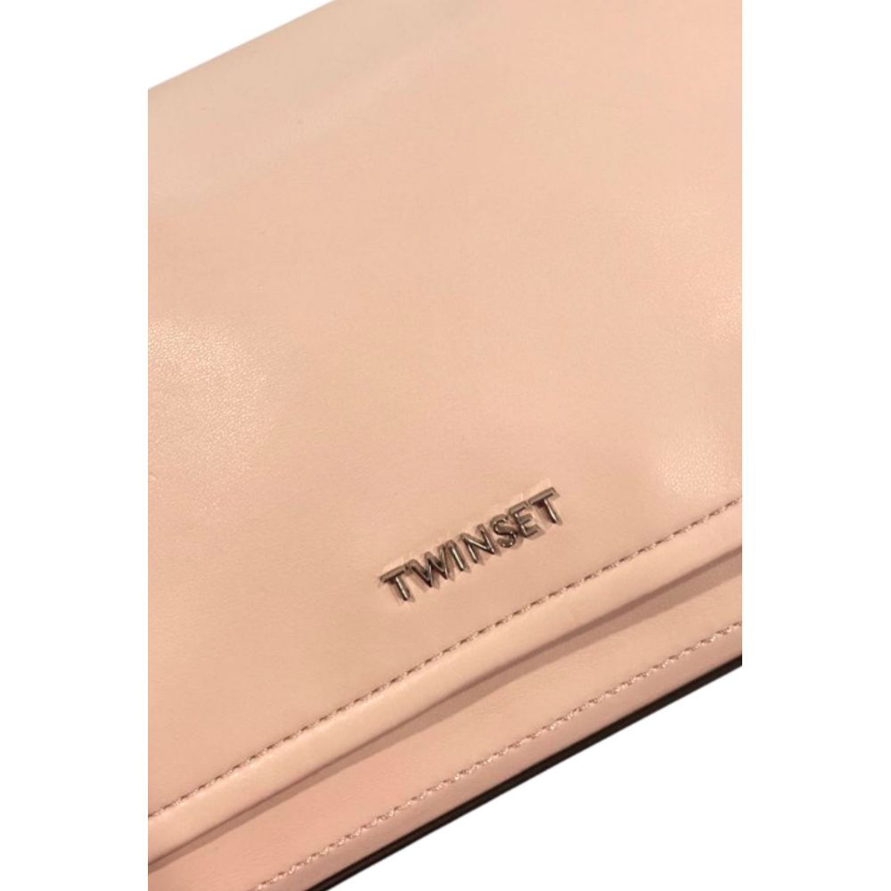 Twinset Borsa a Spalla Donna in Poliuretano Rosa