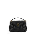 Borsa a tracolla Saint Laurent in pelle di agnello nera