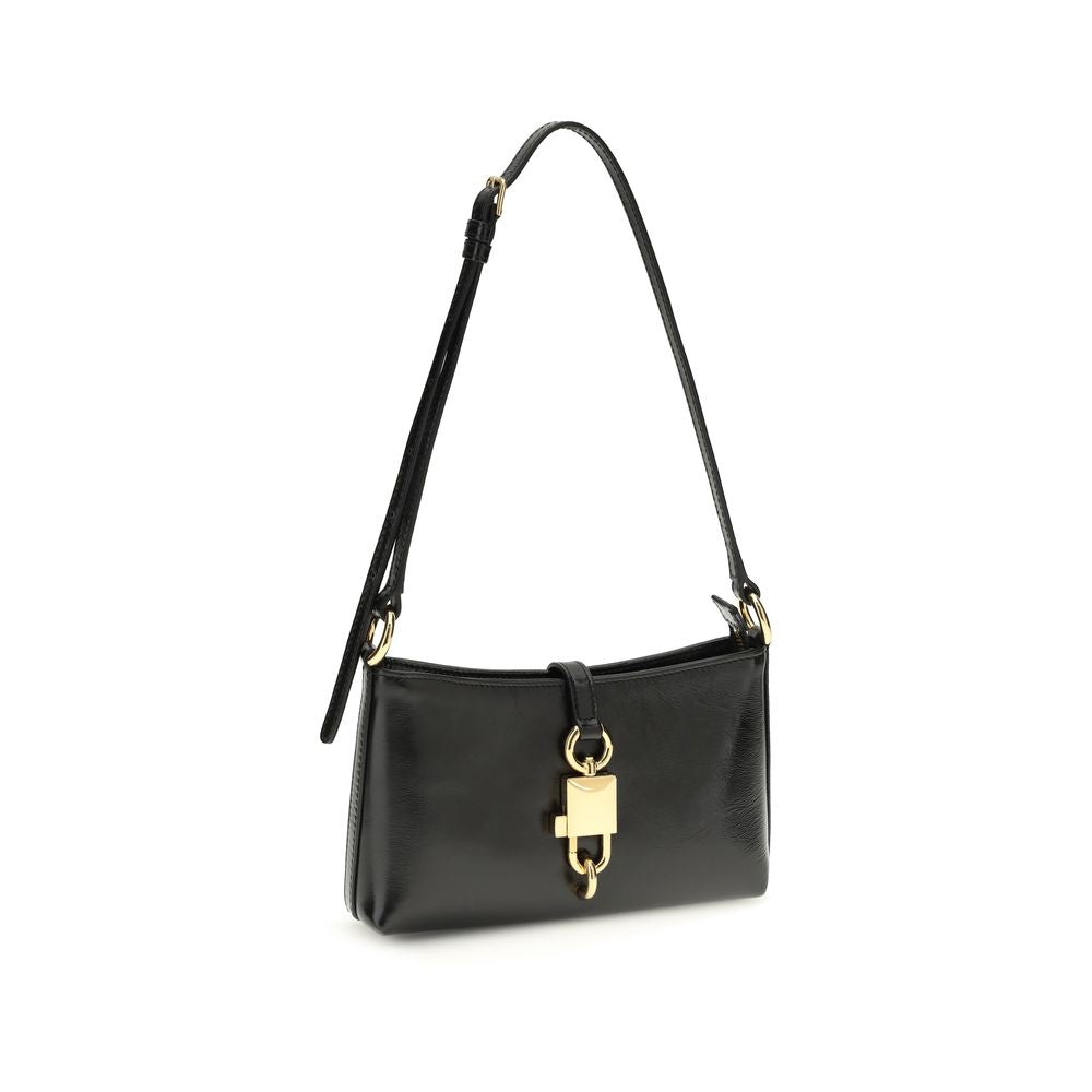 Borsa a Spalla Dolce & Gabbana in Pelle di Vitello Nera Bos Taurus