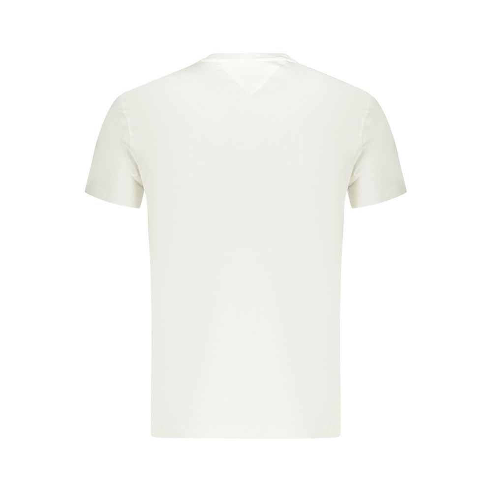 Tommy Hilfiger White Cotton Men T-Shirt