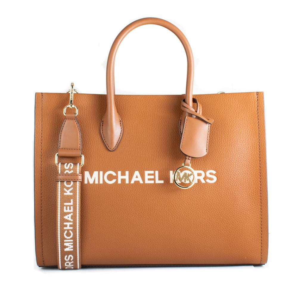 Borsa a tracolla Michael Kors in pelle marrone
