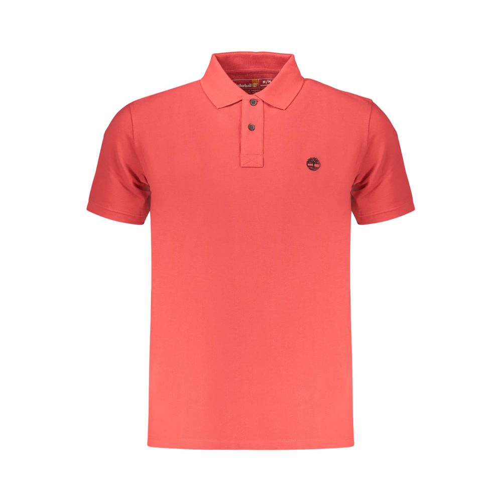 Timberland Red Organic Cotton Men Polo