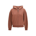 Felpa Brunello Cucinelli in cotone marrone