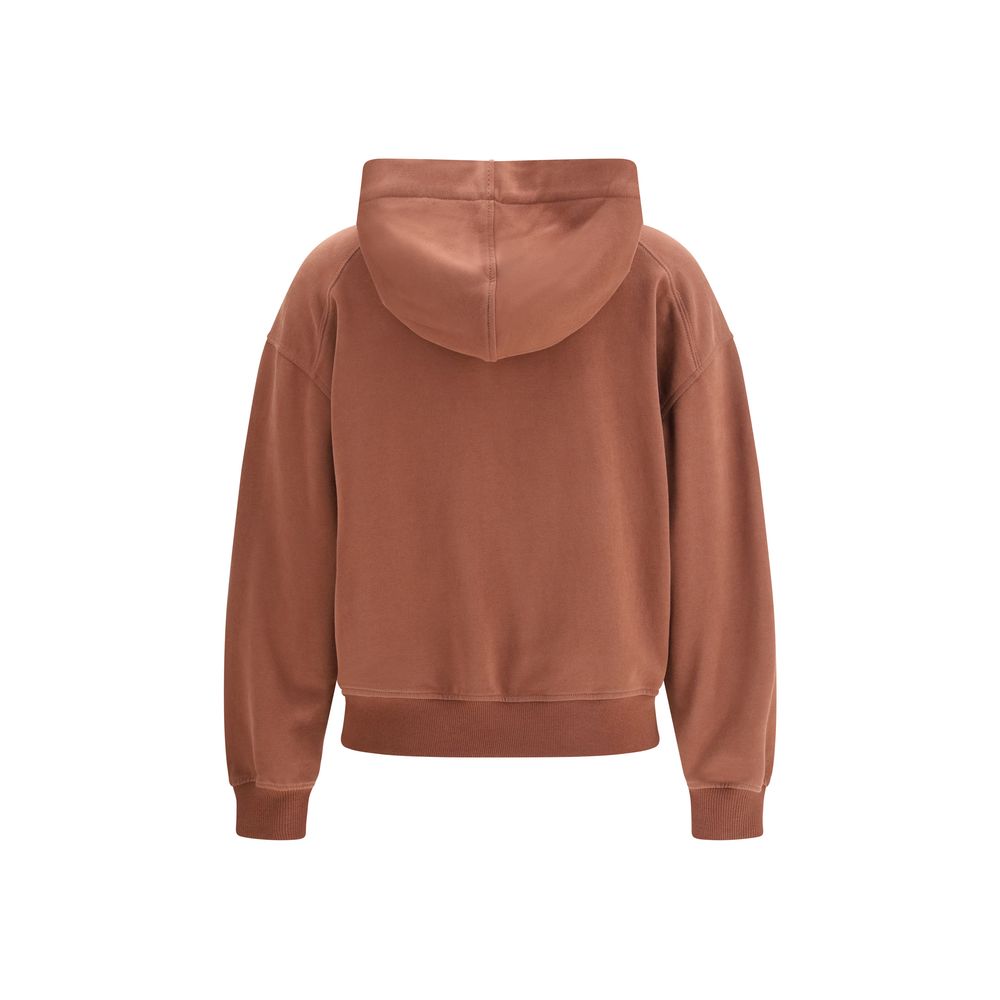Felpa Brunello Cucinelli in cotone marrone