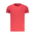 T-Shirt da uomo in cotone rosso Pepe Jeans