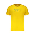 T-Shirt Uomo in Cotone Giallo Pepe Jeans