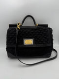 Dolce & Gabbana DOLCE & GABBANA Borsa Sicily in Pitone e Macramè