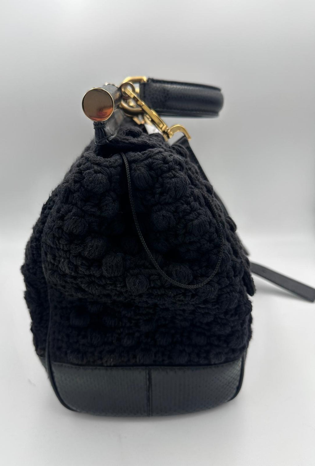 Dolce & Gabbana DOLCE & GABBANA Borsa Sicily in Pitone e Macramè