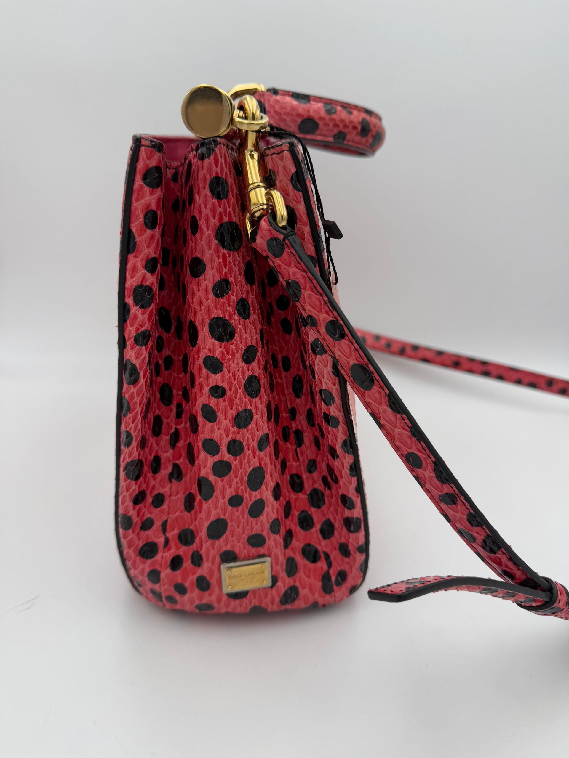 Dolce & Gabbana DOLCE & GABBANA Borsa Sicily in Pelle di Rettile