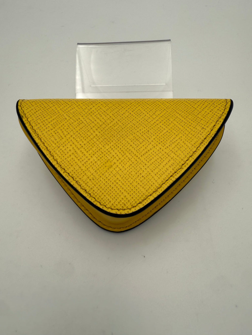 Prada PRADA Portamonete Giallo Saffiano