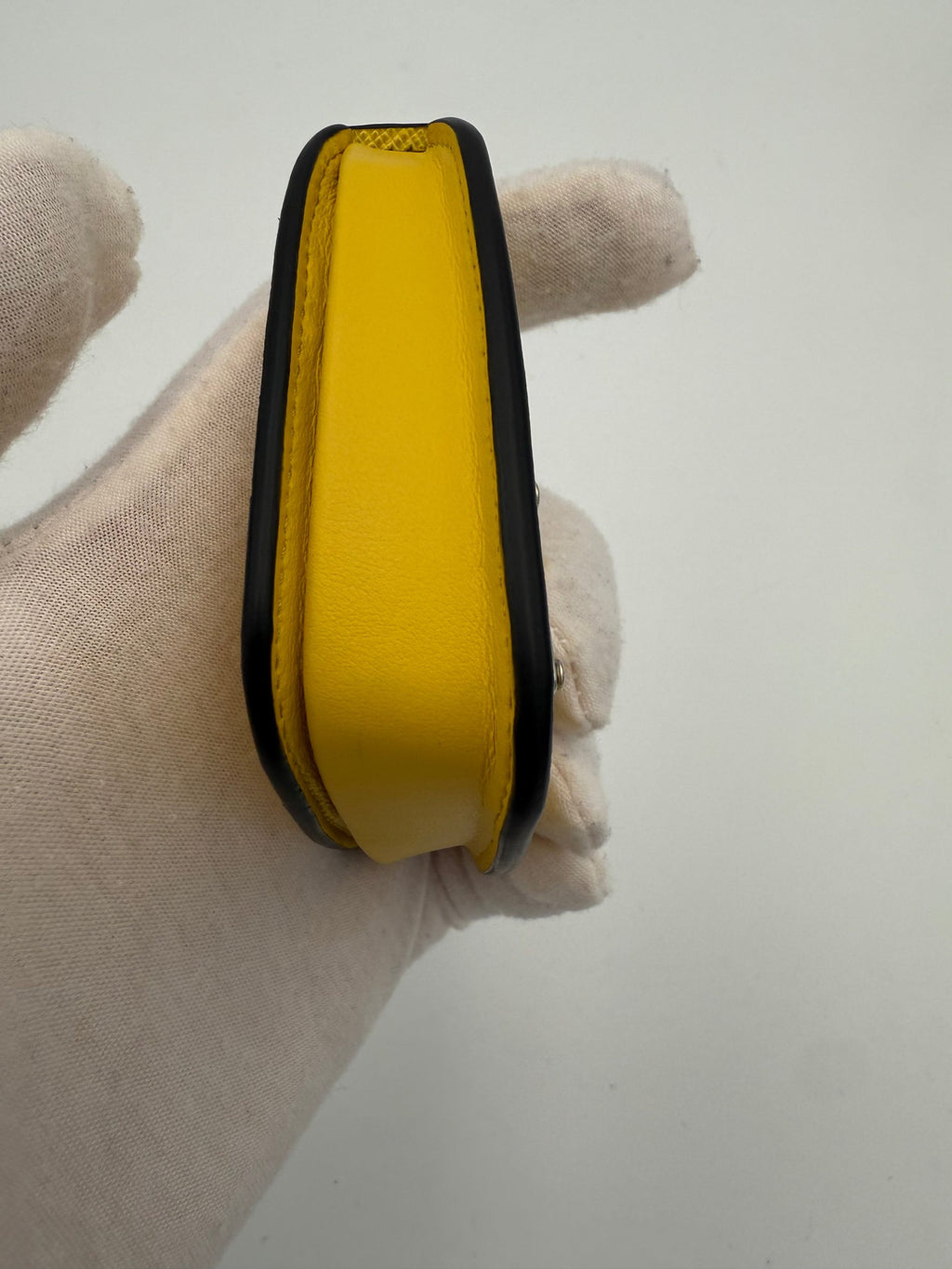 Prada PRADA Portamonete Giallo Saffiano