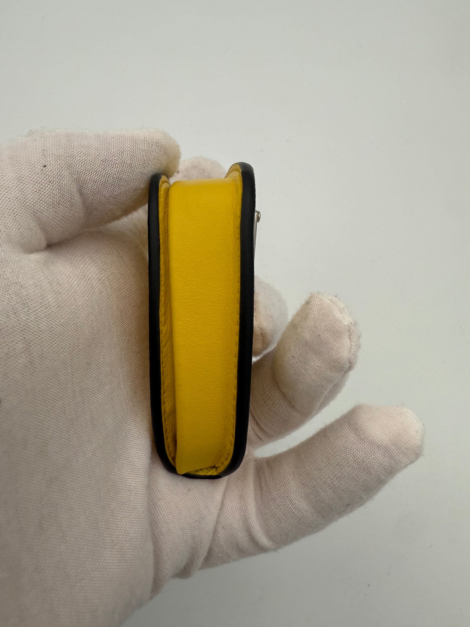 Prada PRADA Portamonete Giallo Saffiano
