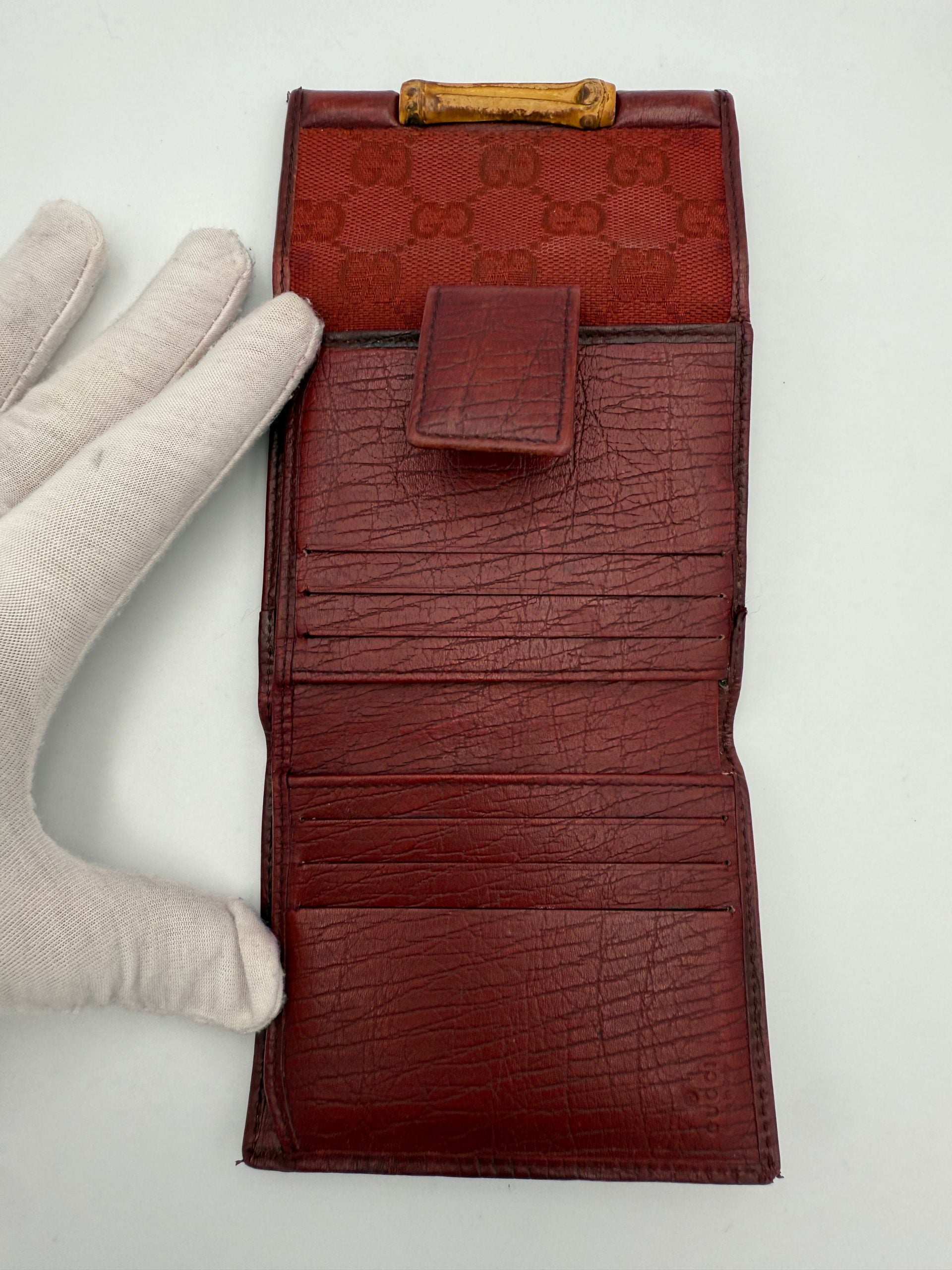 Gucci GUCCI Portafoglio compatto in tela GG
