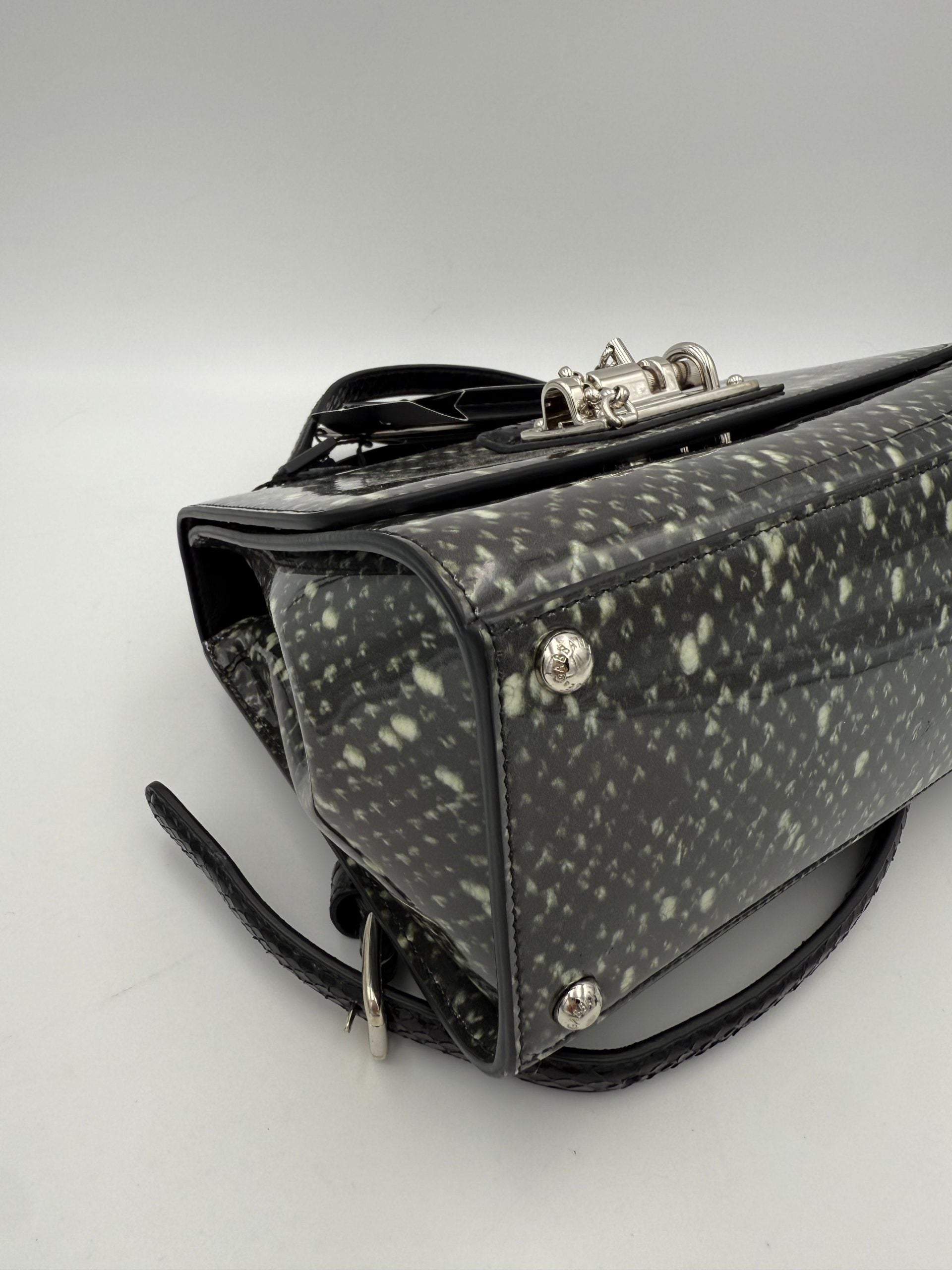 Dolce & Gabbana DOLCE & GABBANA Borsa a Mano Monica in Pitone e Vernice