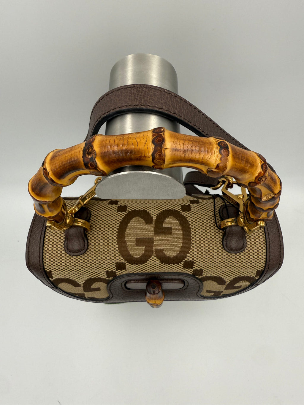 Gucci GUCCI BAMBOO 1947 Borsa a mano in tela GG