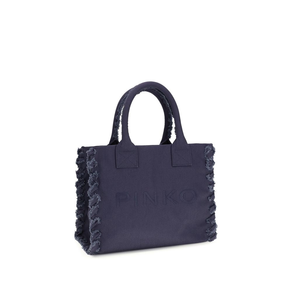 Borsa A Tracolla PINKO In Cotone Blu