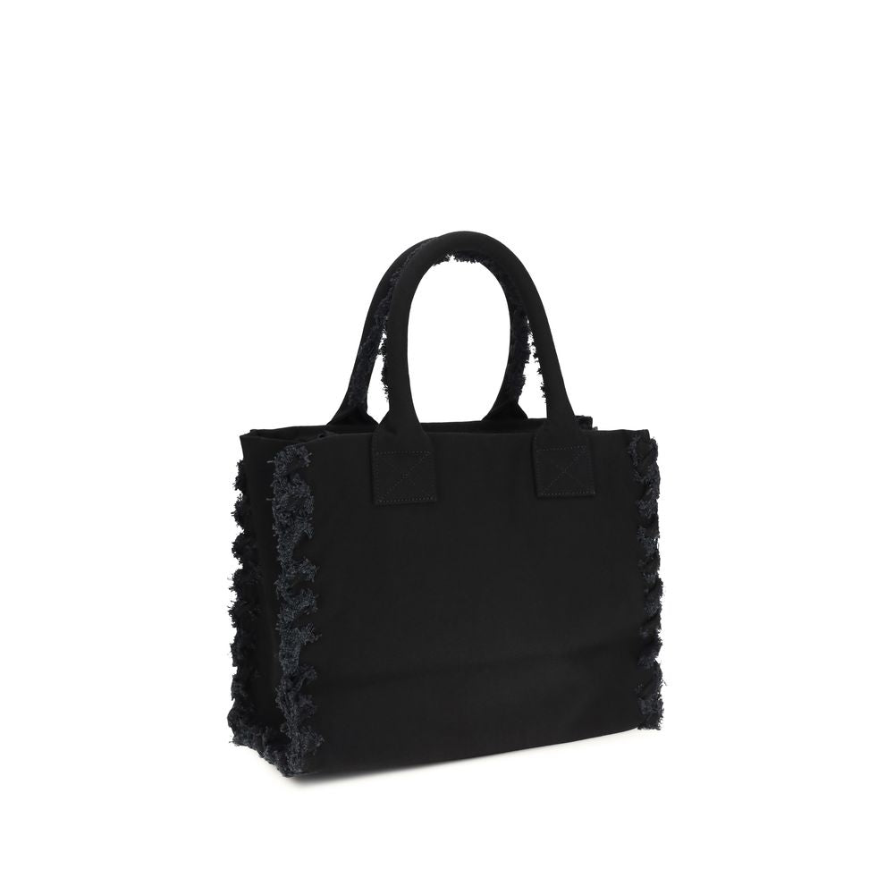Borsa a Spalla PINKO in Cotone Nero