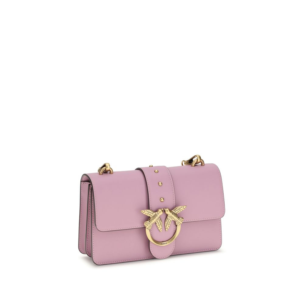 PINKO Borsa a Tracolla Multicolor in Pelle di Vitello Bos Taurus