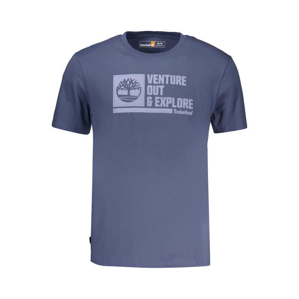 T-shirt da uomo Timberland in cotone blu