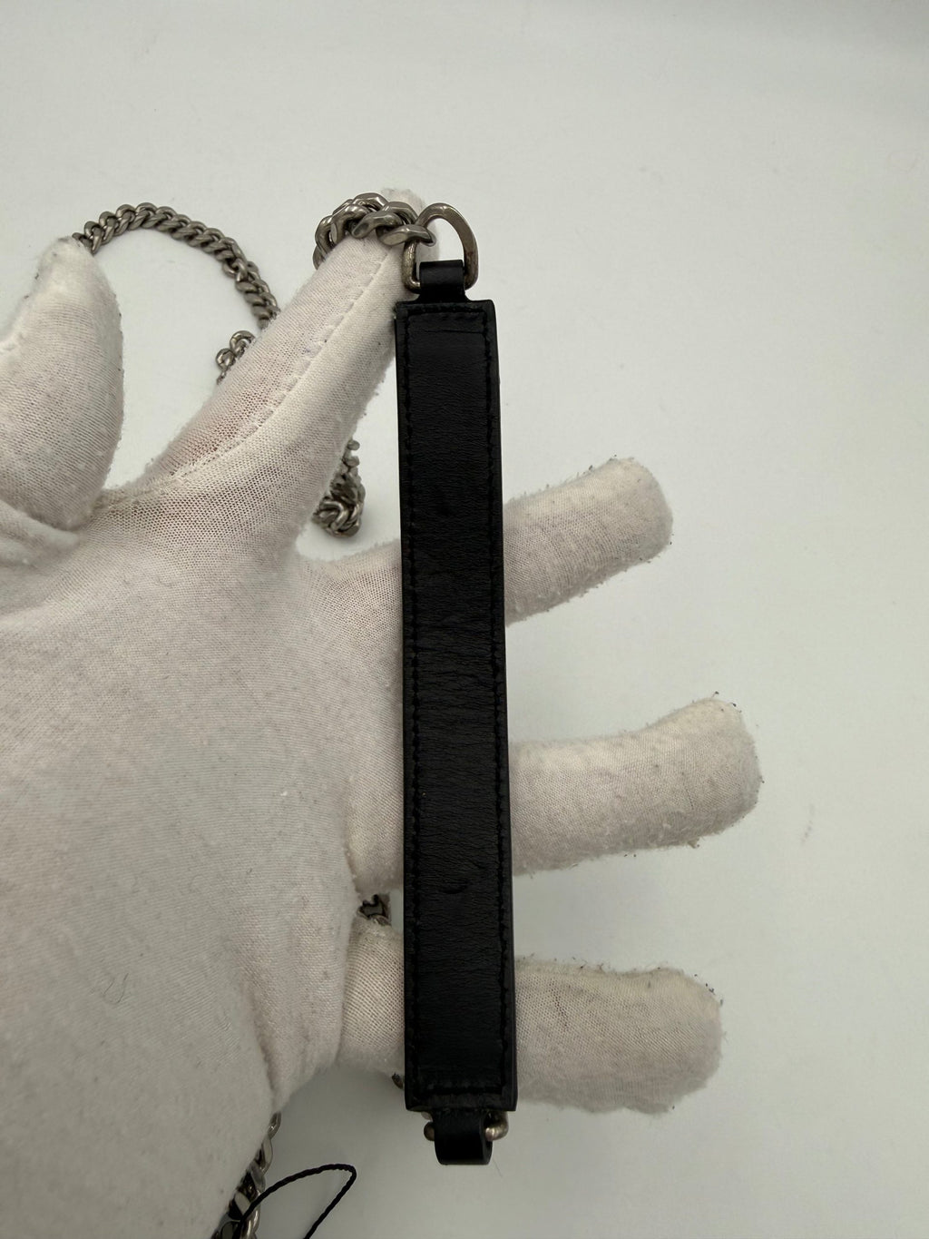 Saint Laurent MINI COLLEGE Borsa A Spalla In Pelle Lucida