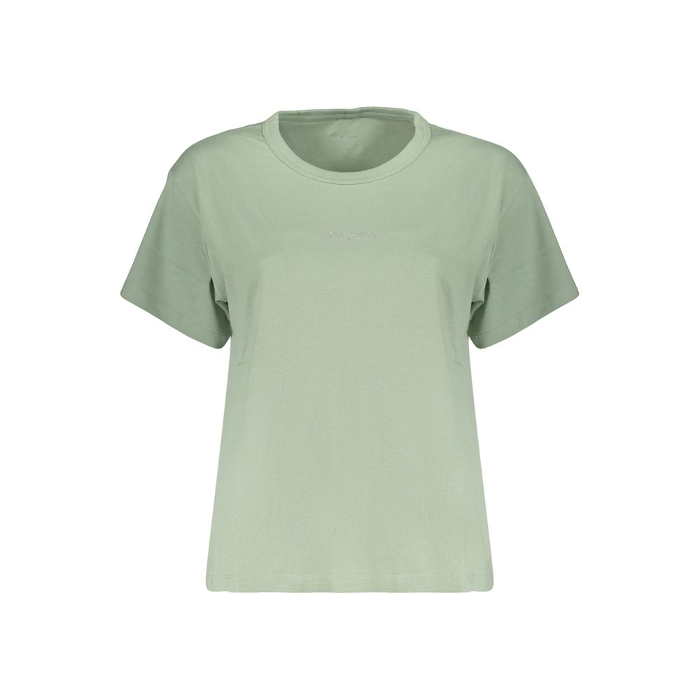 T-shirt da donna Pepe Jeans in cotone verde