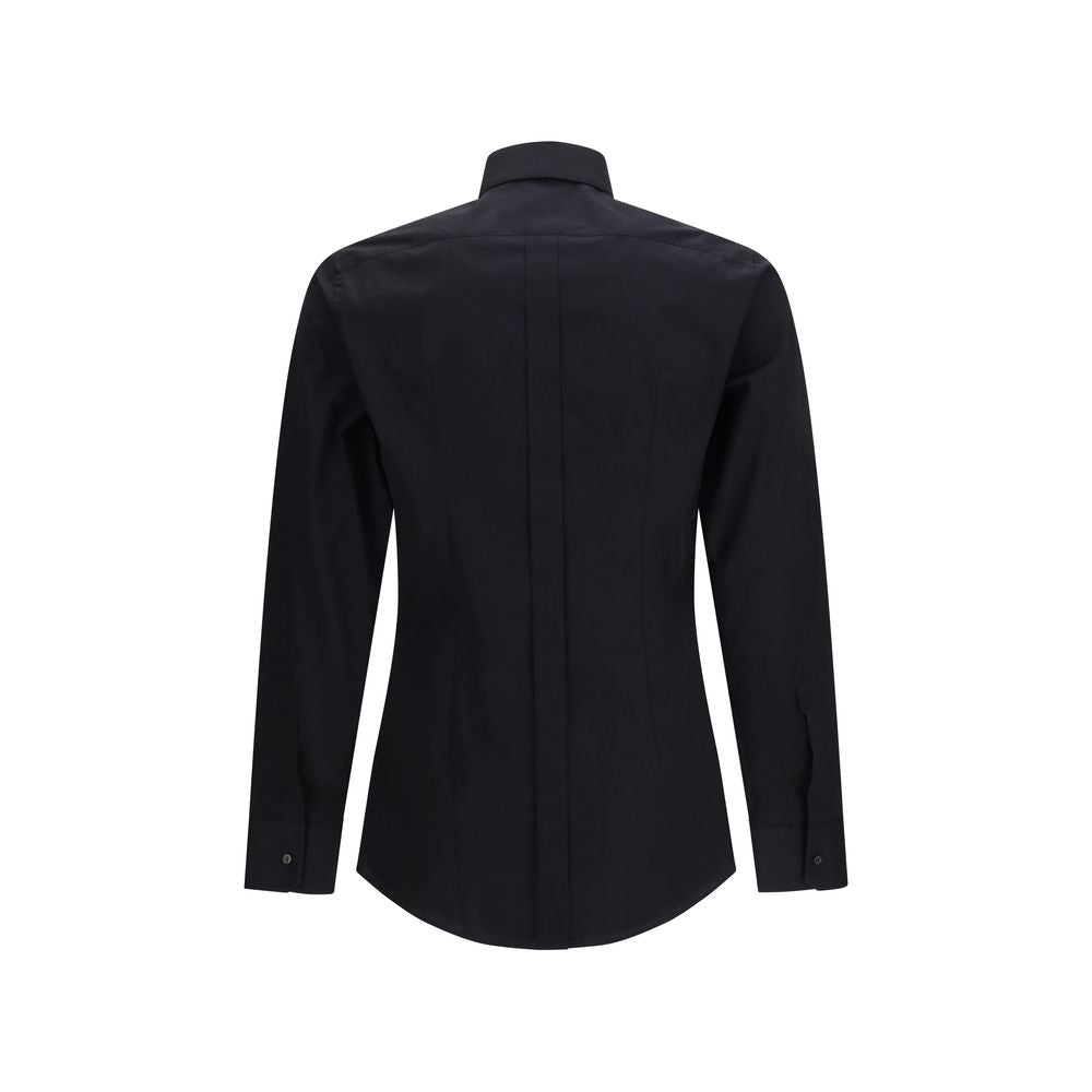 Camicia in cotone nero Dolce & Gabbana