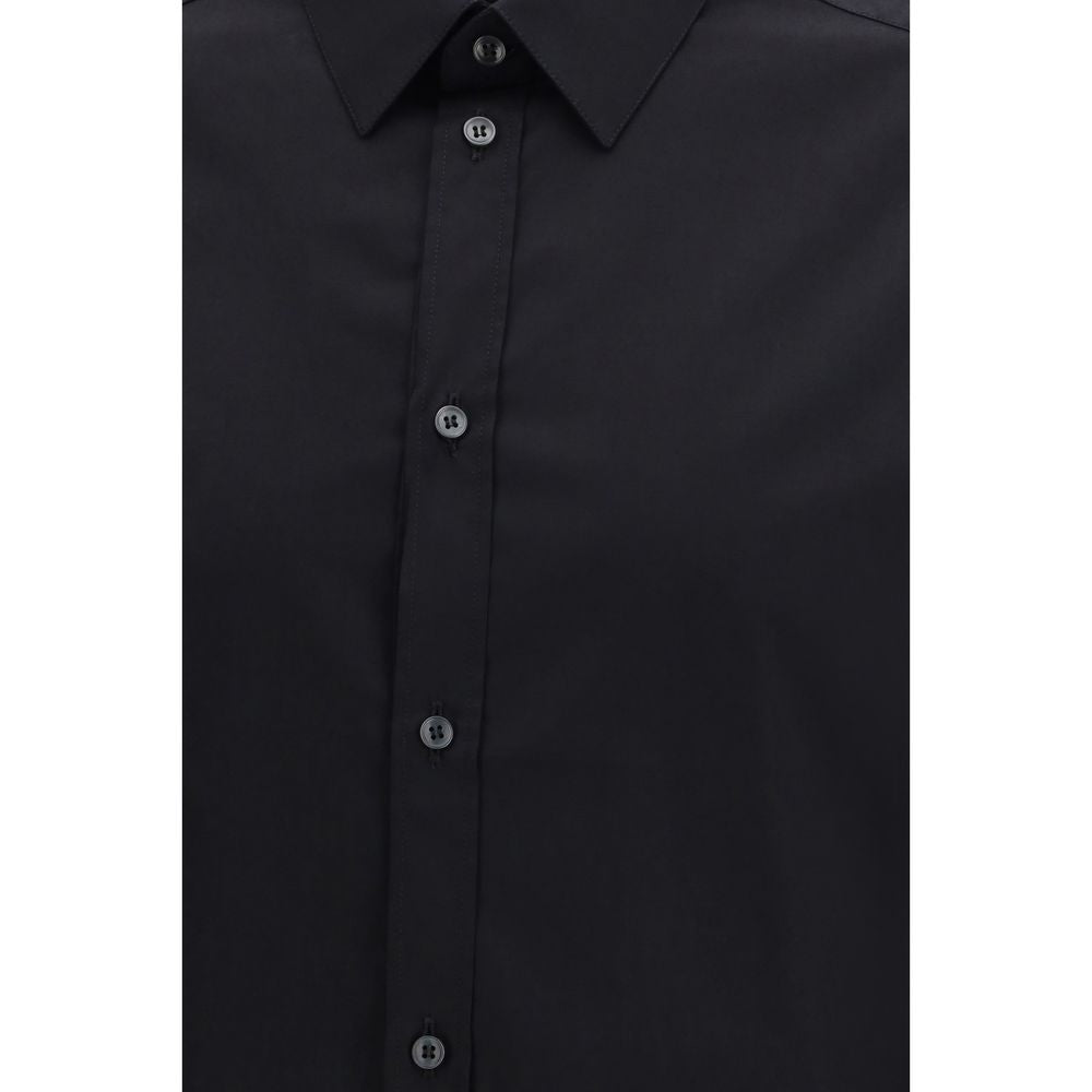 Camicia in cotone nero Dolce & Gabbana
