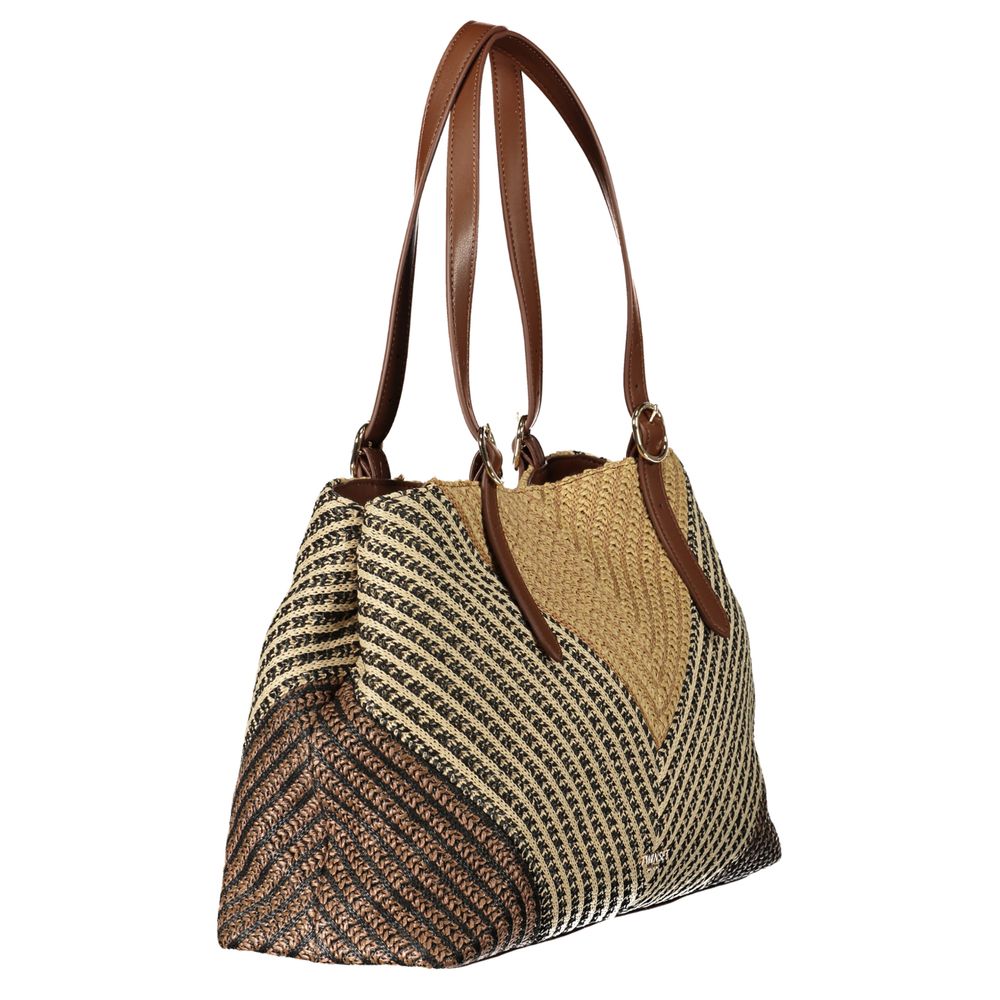 Borsa Twinset da donna in poliestere marrone