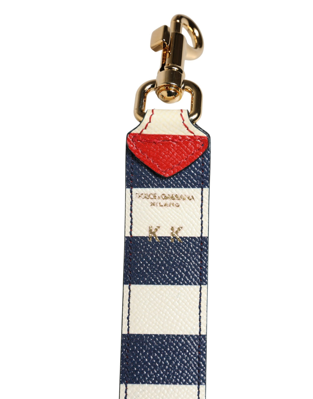 Tracolla per borsa Dolce & Gabbana in pelle multicolor a righe
