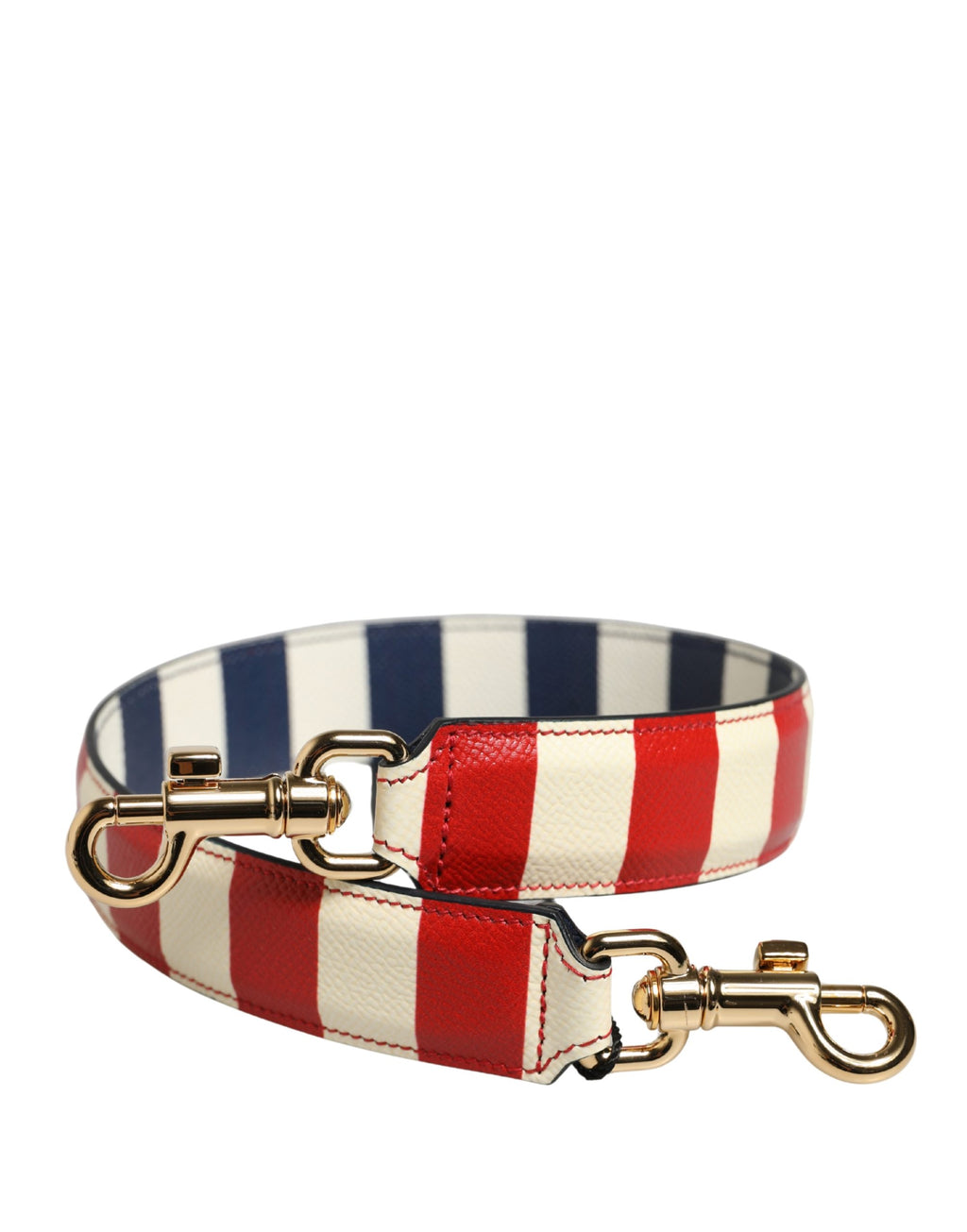 Tracolla per borsa Dolce & Gabbana in pelle multicolor a righe
